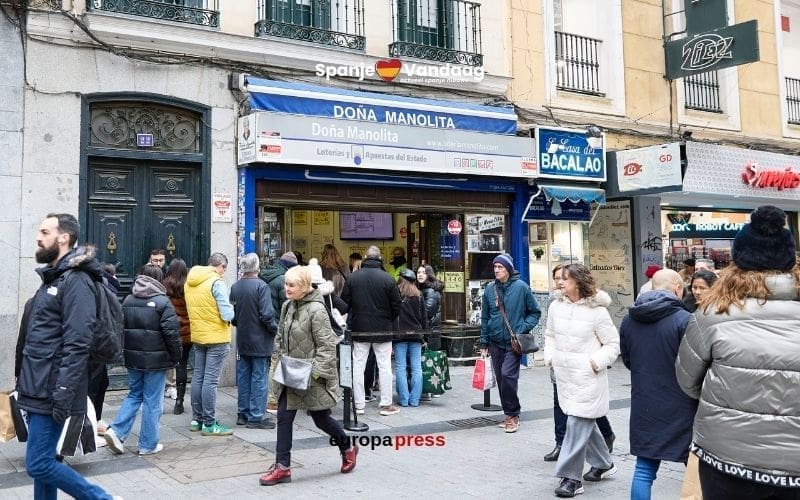 Spanjaarden geven dit jaar gemiddeld 76 euro uit aan de kerstloterij