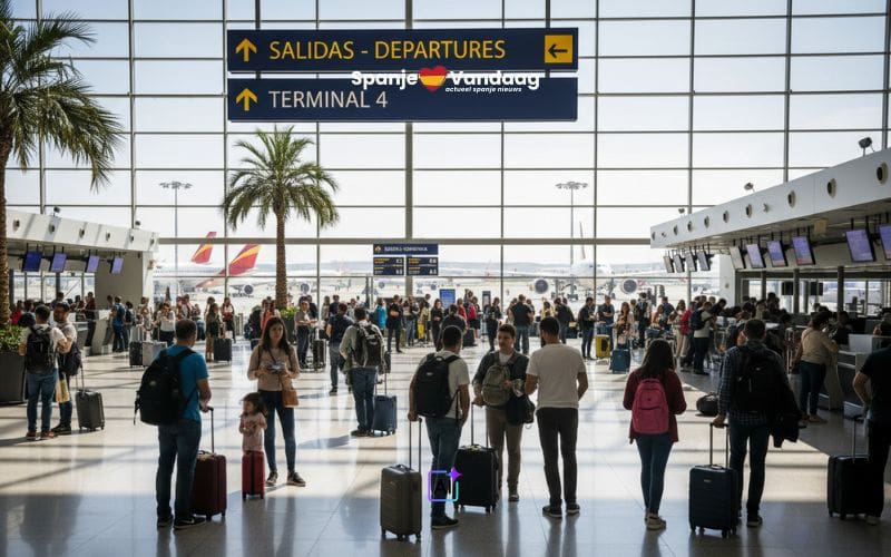 Spaanse luchthavens groeien stevig tot meer dan 276 miljoen passagiers