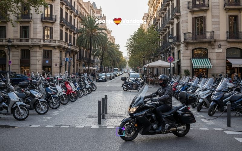 Motorrijden blijft groeien in Spanje met scooters die steeds populairder worden