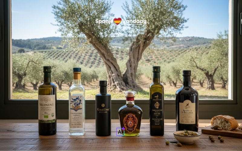 Vijf van de tien beste olijfoliën ter wereld komen uit Spanje