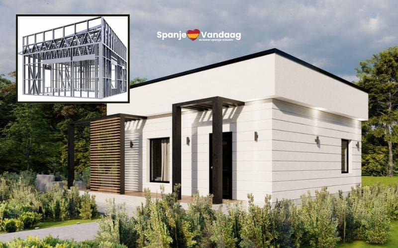 Bouwmarkt Leroy Merlin verrast met kleine prefabwoning van staal voor minder dan 15.000 euro