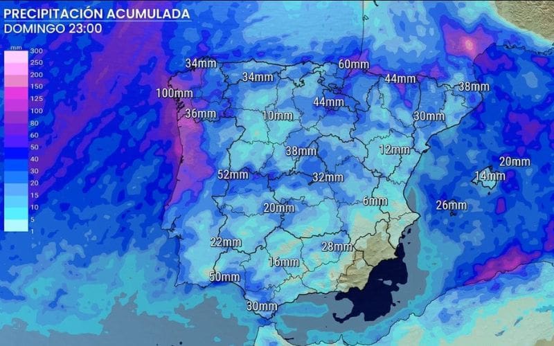 Spanje maakt zich op voor zwaar herfstweer met regen, storm en dalende temperaturen