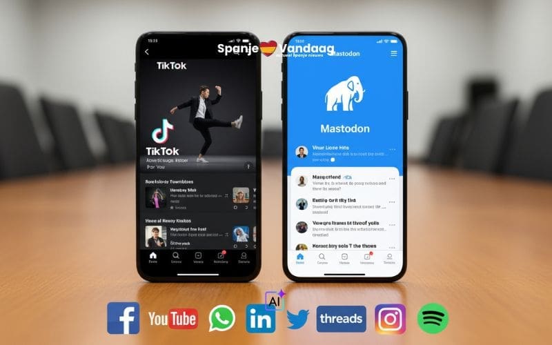 SpanjeVandaag volgen op TikTok en Mastodon!