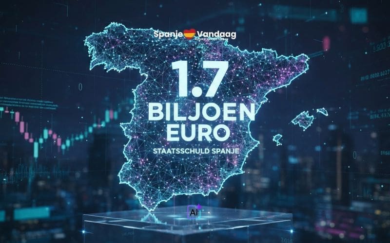 Spaanse staatsschuld bereikt record van 1,7 biljoen euro