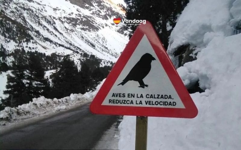 Wat betekenen deze waarschuwingsborden die op sommige plaatsen in Spanje te zien zijn?