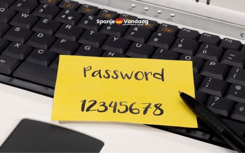 Dit zijn de meest gebruikte onveilige wachtwoorden van 2025 in Spanje