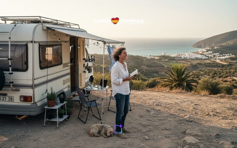 Steeds meer mensen in Spanje kiezen voor wonen in een kampeerauto