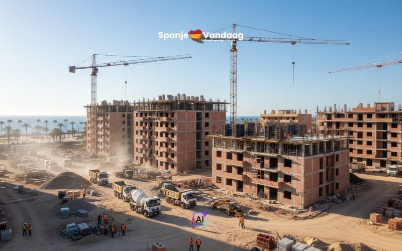 Spanje stevent af op een tekort van 725.000 woningen in 2027