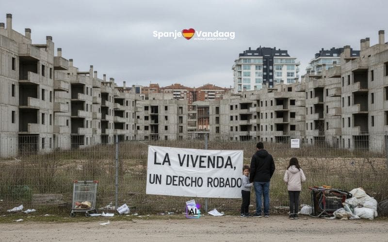 Spanjaarden willen dat de regering eerst het woningprobleem aanpakt, daarna werk en immigratie