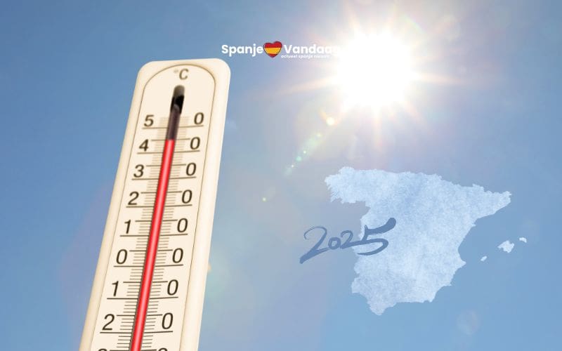 2025 bijna zeker een van de warmste jaren ooit in Spanje