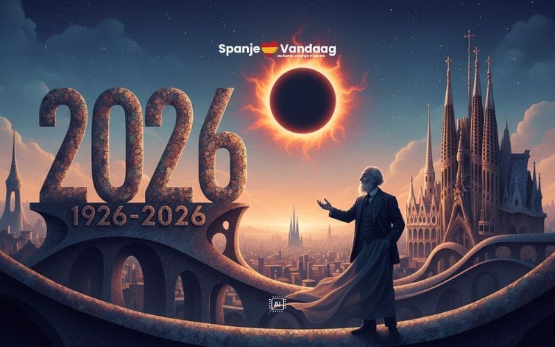 Zonsverduistering en Gaudí zetten Spanje op toeristische kaart in 2026