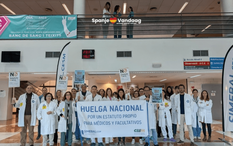 Staking artsen in Spanje zorgt voor grote verstoringen in de zorg
