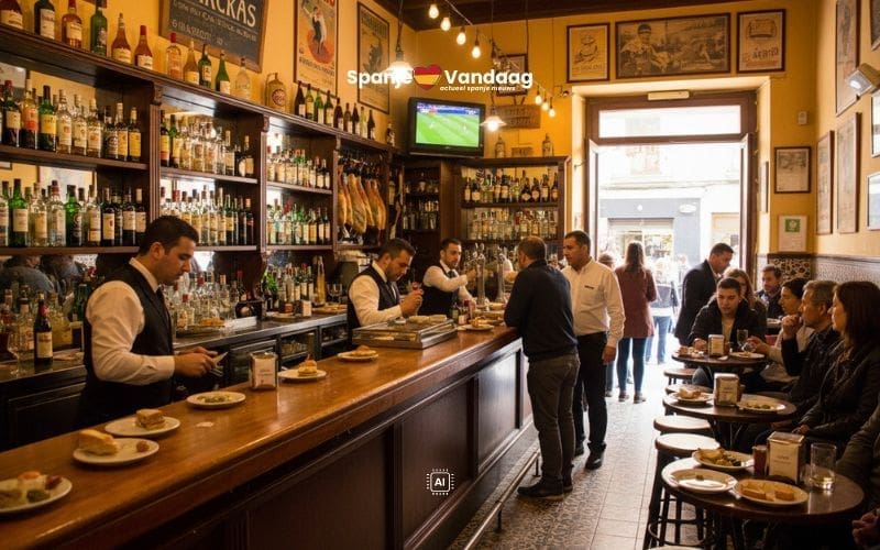 Waar zijn in Spanje de meeste bars te vinden en waarom ontbreken ze in zoveel dorpen?