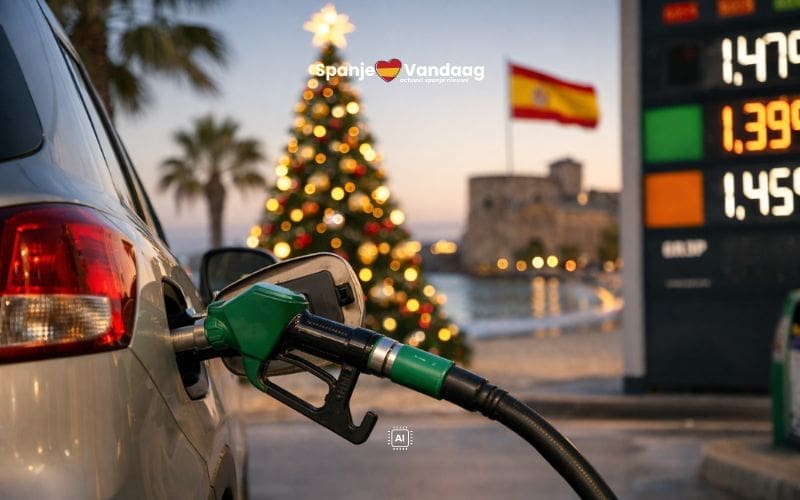 Brandstofprijzen in Spanje op laagste punt van het jaar tijdens kerstvakantie