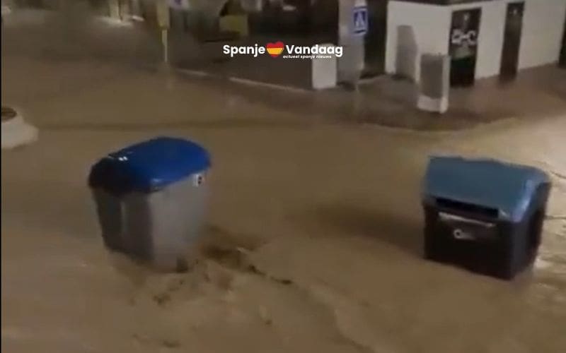 Zware regen zorgt voor overlast en evacuaties in en rond Málaga