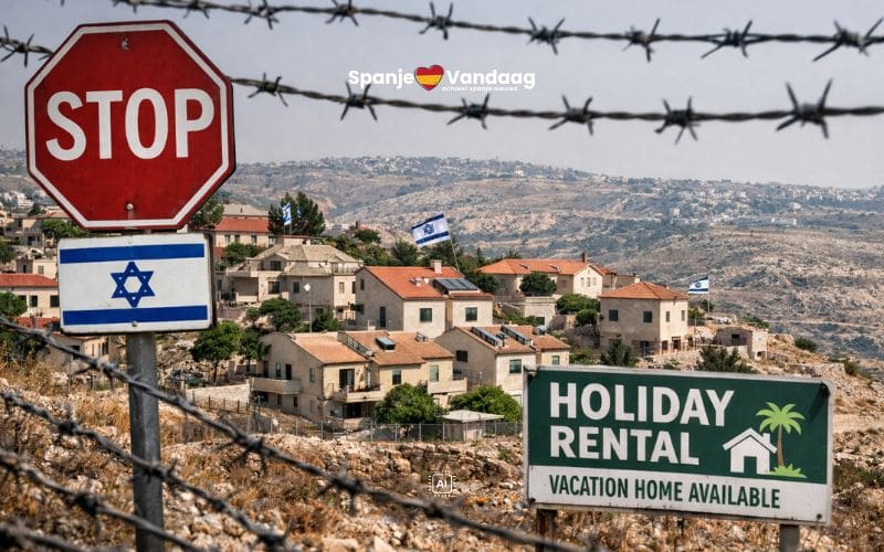 Spanje eist verwijdering van toeristische advertenties in Israëlische nederzettingen