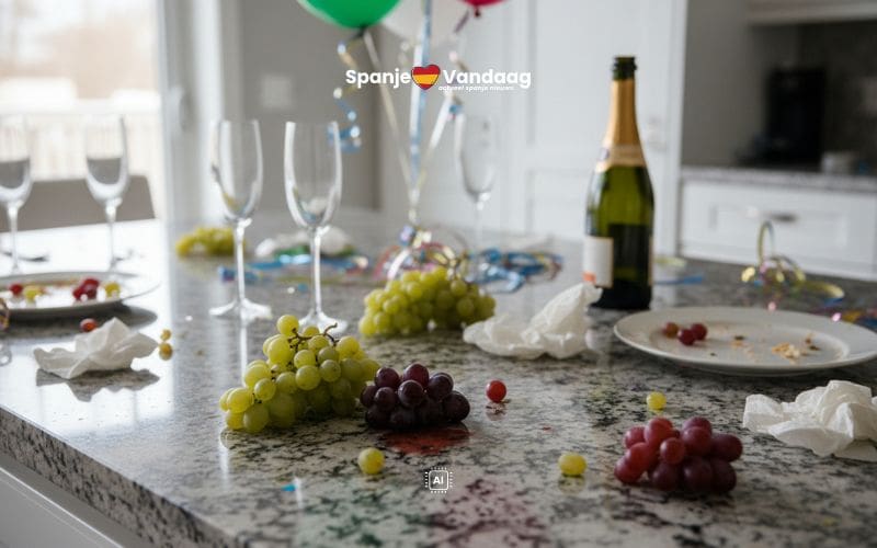 Wat kun je doen met de overgebleven geluksdruiven in Spanje?