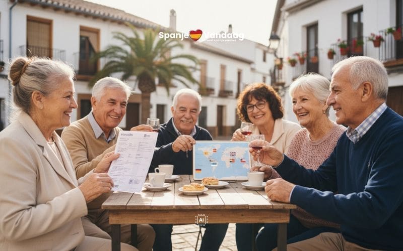 Hoe werkt het pensioen voor Spanjaarden die in het buitenland hebben gewerkt