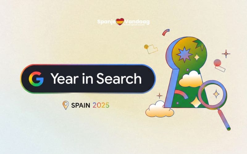Dit zocht Spanje het meest op Google in 2025: stroomuitval, extreem weer en AI