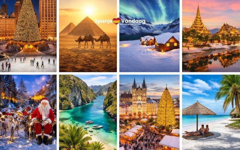 Dit zijn de populairste bestemmingen tijdens de feestdagen onder Spaanse reizigers