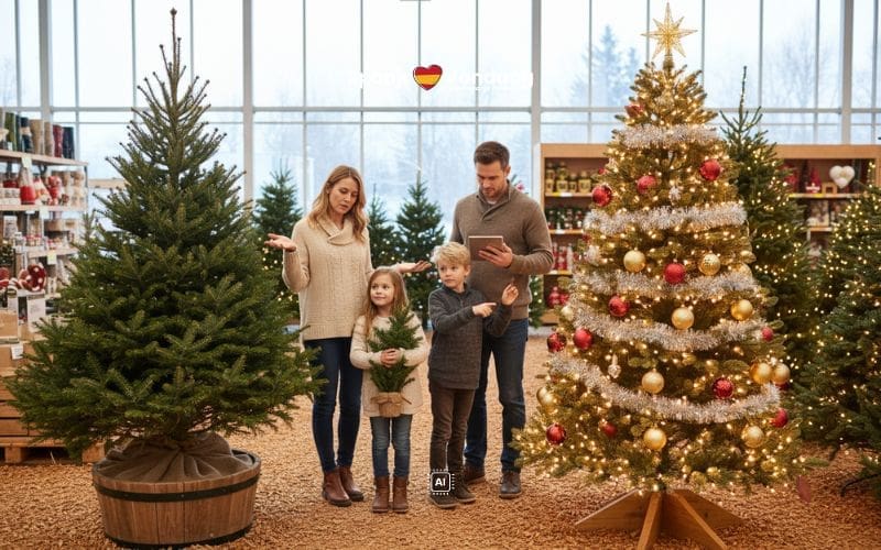 Deze kerst kiezen steeds meer Spanjaarden voor natuurlijke bomen