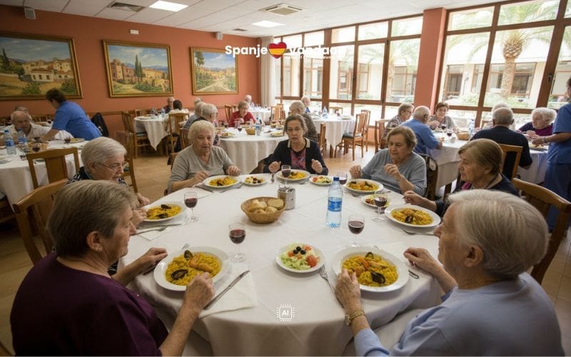 Spaanse verzorgingshuizen krijgen strengere regels voor verse en gevarieerde maaltijden