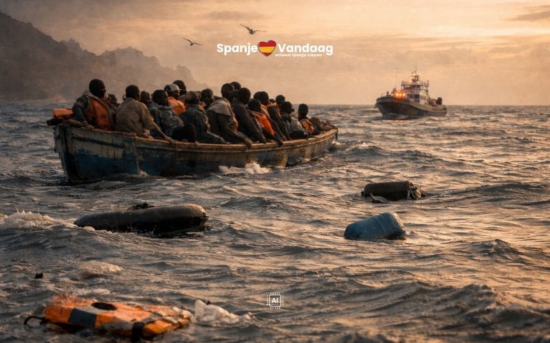 Dodelijke overtocht naar Spanje eist levens van 3.100 migranten in 2025