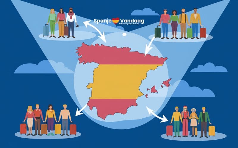 Spanje ziet in 2024 sterk migratiesaldo ondanks lichte daling
