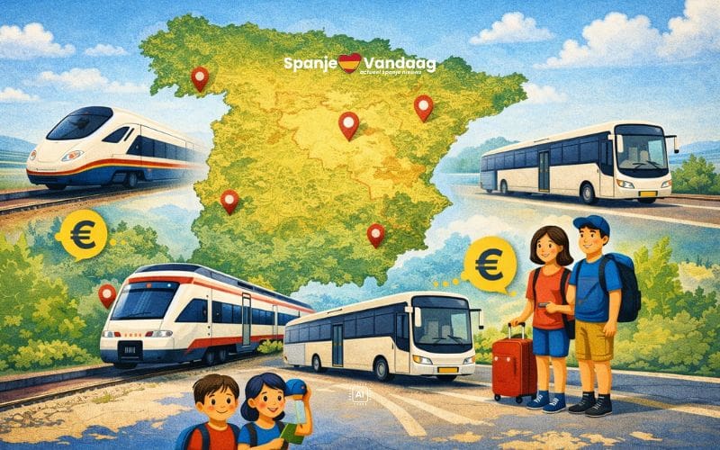 Dit verandert er in 2026 aan het openbaar vervoer in Spanje