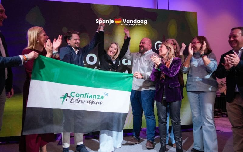 PP wint verkiezingen in Extremadura met de PSOE als grote verliezer en Vox als grootste stijger