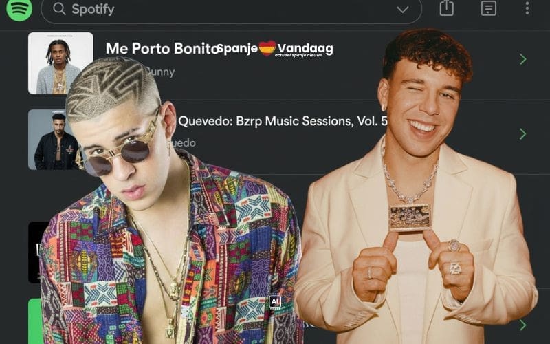 Spaanstslige muziek van Bad Bunny en Quevedo scoren hoog op Spotify jaarlijst 