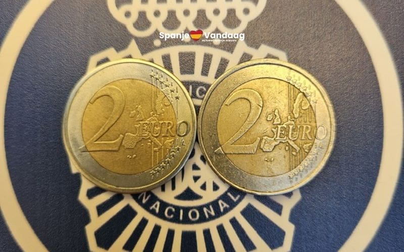 Ophef over valse Chinese 2-euromunten in Spanje blijkt sterk overdreven