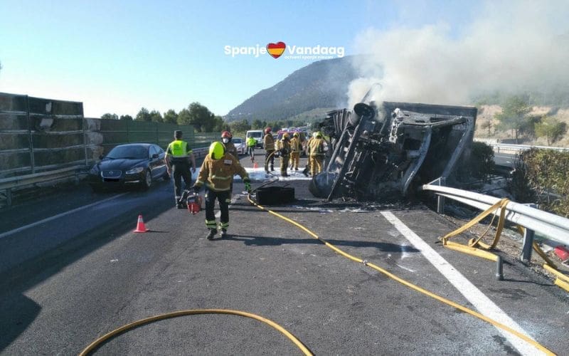 Spanje telt 81 verkeersdoden in november en 1.024 doden in 2025 tot nu toe