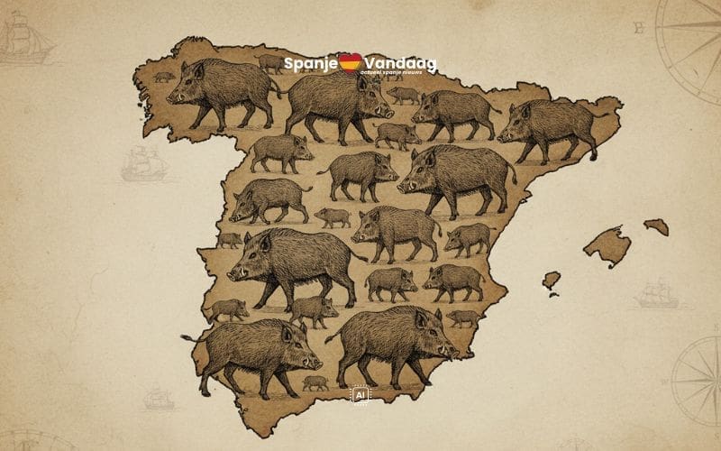 Spanje telt meer dan een miljoen wilde zwijnen en boeren slaan alarm