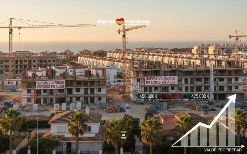 Schaarste op Spaanse woningmarkt drijft prijzen verder omhoog in 2026