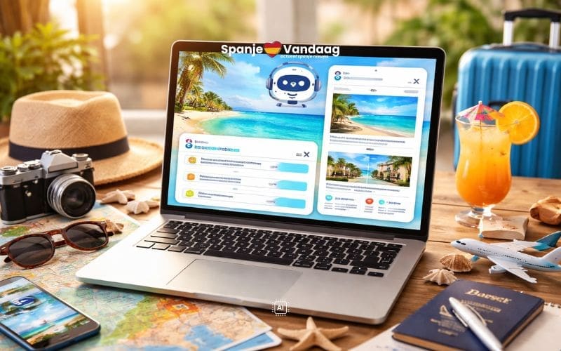 AI helpt bij het plannen van je vakantie naar Spanje, maar pas goed op