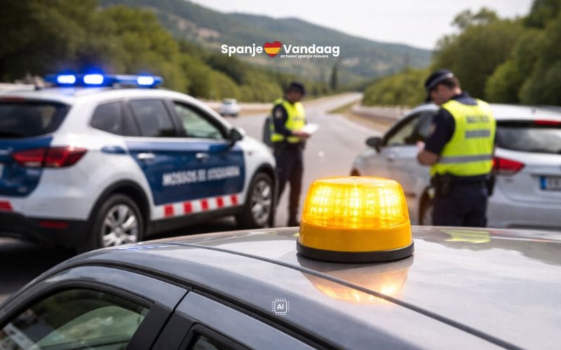 Catalonië deelt sinds 1 januari meteen boetes uit voor ontbrekende V16-noodlamp