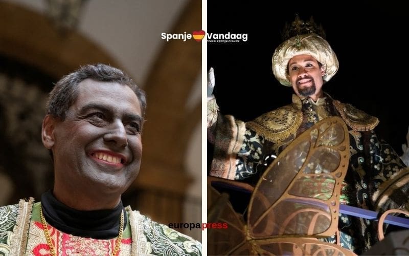 Discussie rond Rey Baltasar overschaduwt Driekoningenoptochten in Madrid en Sevilla