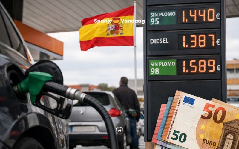 2026 start in Spanje met hogere brandstofprijzen na weken van daling