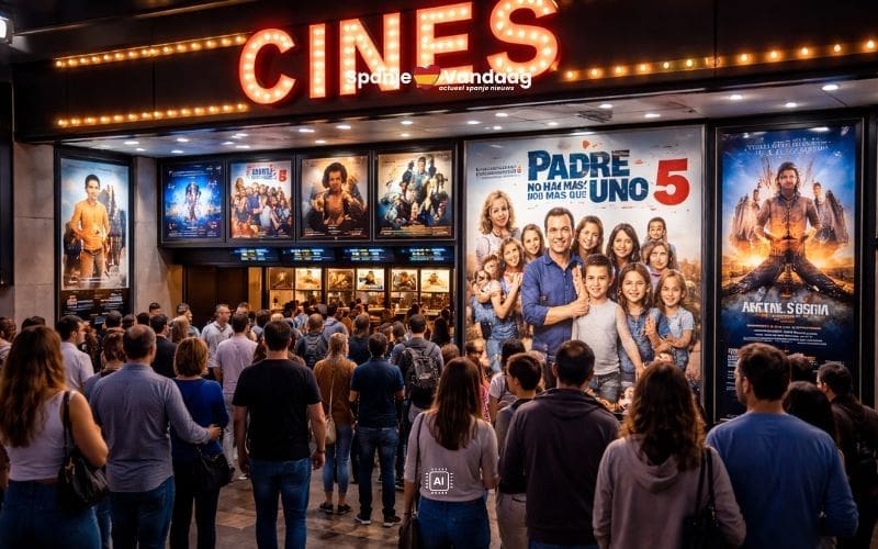 Minder Spanjaarden naar de bioscoop in 2025