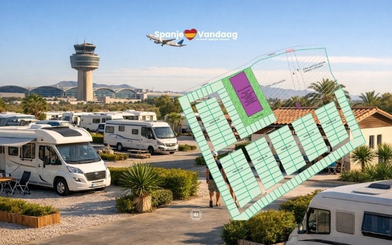 Autoverhuurbedrijf wil groot camperterrein vlakbij luchthaven Costa Blanca