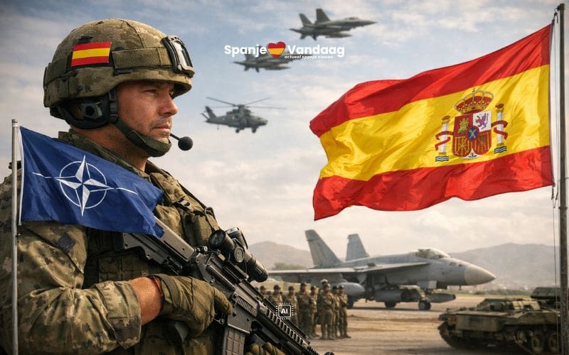Spanje gaf het minst uit aan defensie van alle NAVO-landen