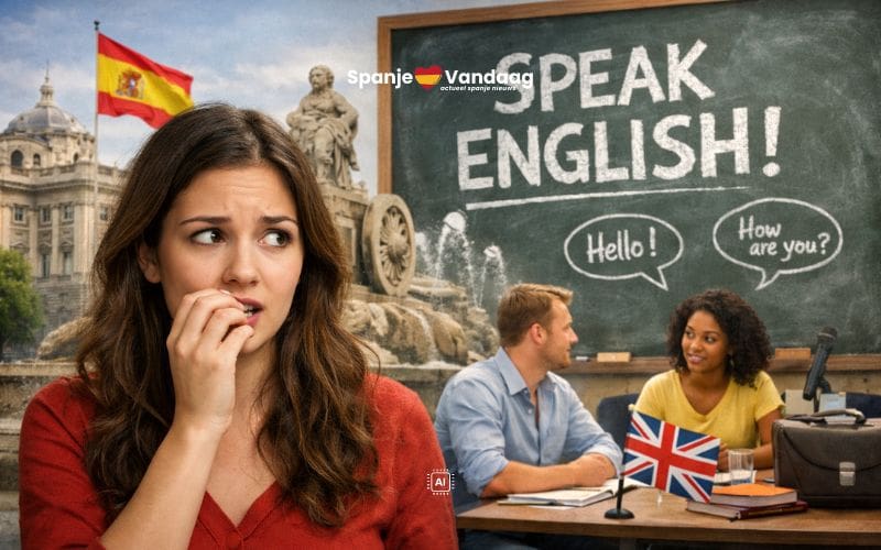 Spanjaarden leren al jaren Engels, maar durven het nauwelijks te spreken