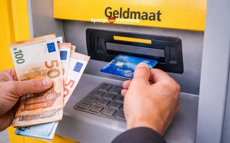 Geld opnemen in Nederland met een Spaanse bankpas kost 4 euro