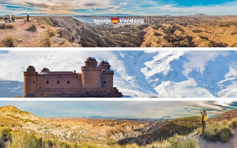 Vijf tips van ESPANJE! voor Geopark van Granada in Andalusië