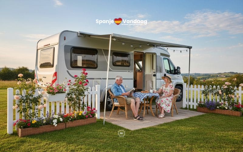 Regelgeving voor het wonen in een kampeerauto op eigen terrein in Spanje