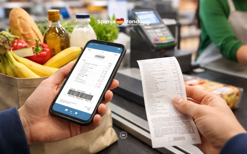 Supermarkten willen af van standaard papieren kassabonnen