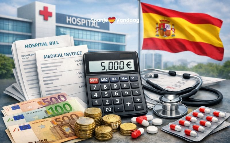 Zo duur zou gezondheidszorg in Spanje zijn zonder sociale zekerheid