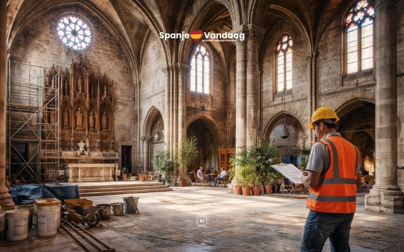 Leeglopende kerken in Spanje krijgen steeds vaker een nieuwe bestemming