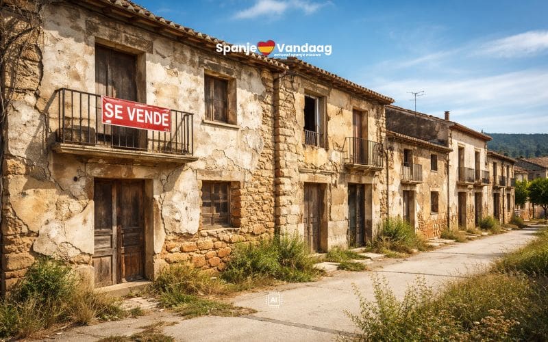 Bijna vier miljoen lege huizen in Spanje terwijl woningnood steeds groter wordt